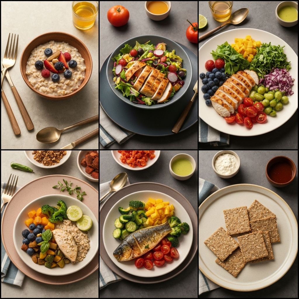 Sequence of balanced daily meals